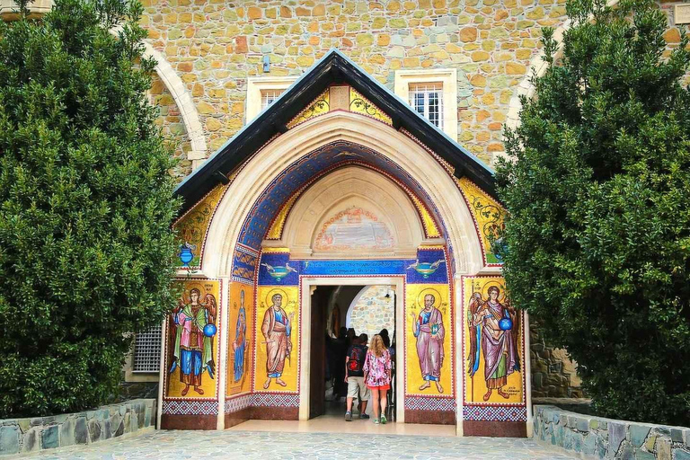 From Larnaca: Troodos Highlights Kykkos, Throni & Kakopetria