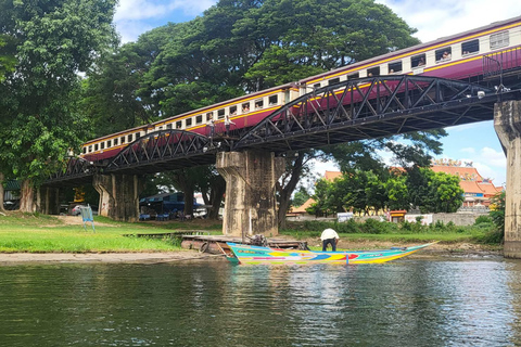 From Bangkok: Kanchanaburi and Erawan National Park Day Trip Small Group With Transfers