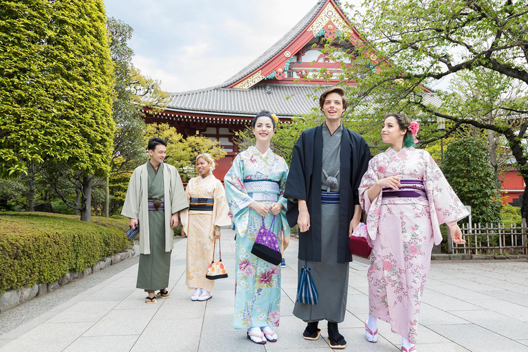 Tokyo: Guided Walking Tour with Kimono Experience