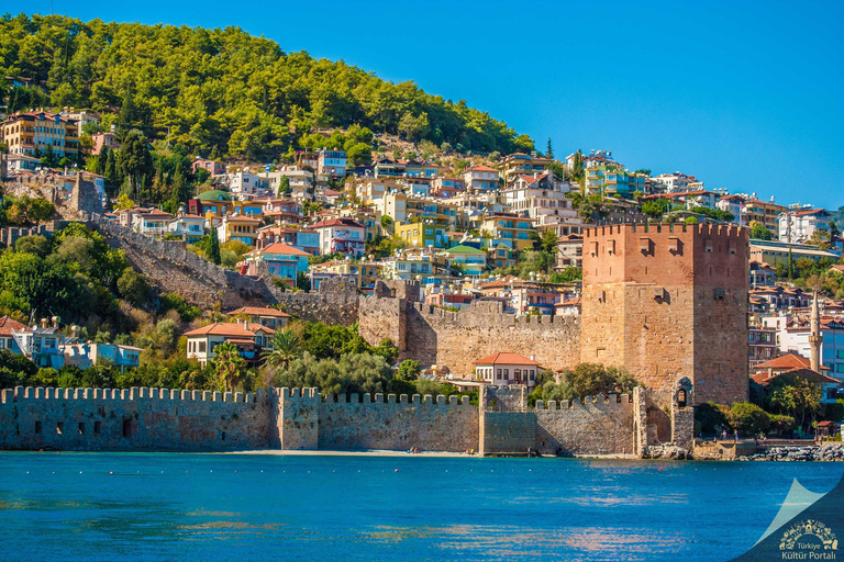 Side: Alanya City Tour with Boat, Cable Car and Lunch at the Castle Side & Alanya: Cable car ticket, Boat Ride, Lunch & Bazaar tour