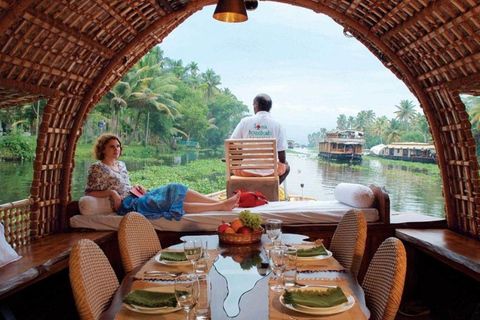 Exclusive Same Day Kerala Houseboat Cruise Tour in Alleppey