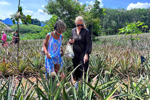 Ao Nang: Spływ kajakowy Crystal Pool, quady i wycieczka na farmę ananasów1-godzinna przejażdżka ATV