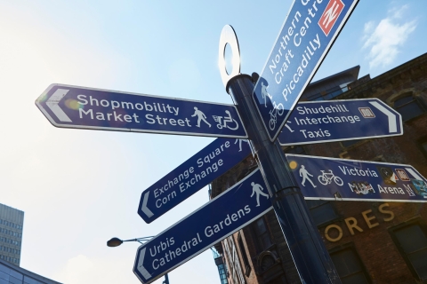 Manchester : Promenade express avec un habitant en 60 minutes