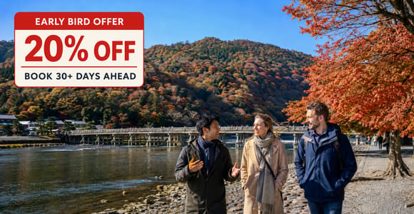 Kyoto: Arashiyama Autumn Colors & Bamboo Grove Walk