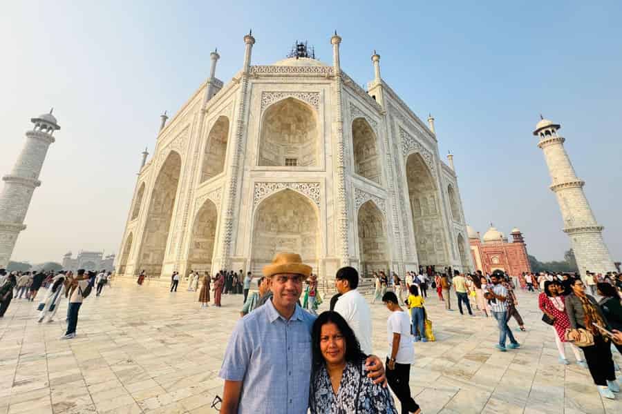 Private Städtetour: Taj Mahal & Agra bei Sonnenaufgang (alles inklusive). Foto: GetYourGuide Private Städtetour: Taj Mahal & Agra bei Sonnenaufgang (alles inklusive). Foto: GetYourGuide