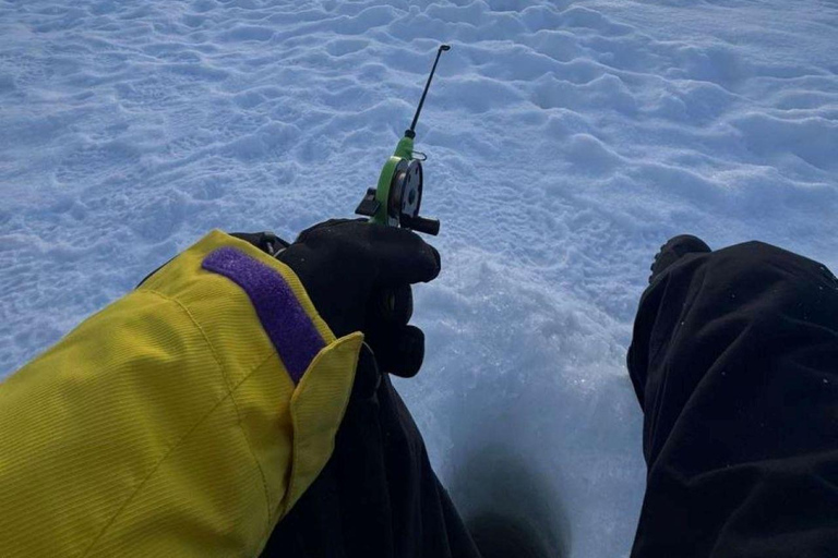 Ice Fishing Adventure in Levi with Salmon Soup