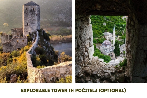 Depuis Mostar : Aventure à Blagaj, Pocitelj et KraviceDepuis Mostar : Aventure à Blagaj, Počitelj et Kravice
