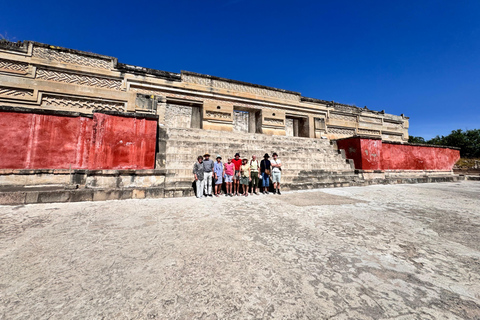 Mitla: Fahrradtour zur archäologischen Zone und zu Höhlen mit Felskunst