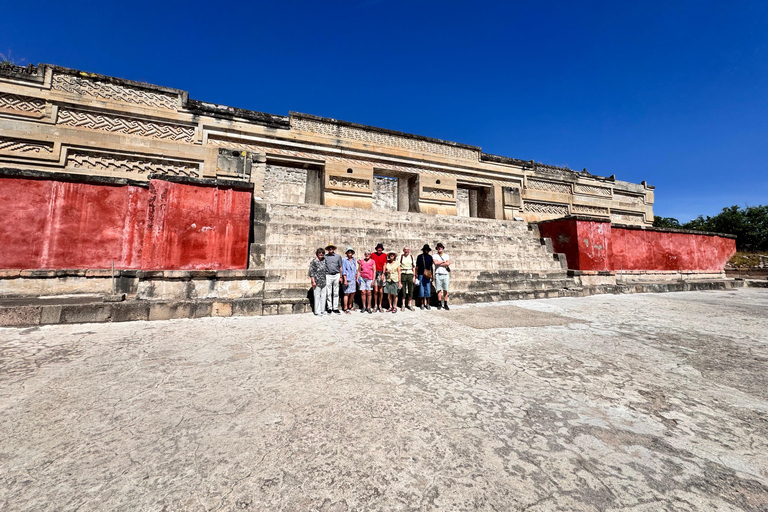 Mitla: Fahrradtour zur archäologischen Zone und zu Höhlen mit Felskunst