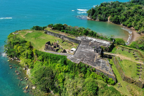 Panamakanalen Nya slussar, djungel och San Lorenzo Fort