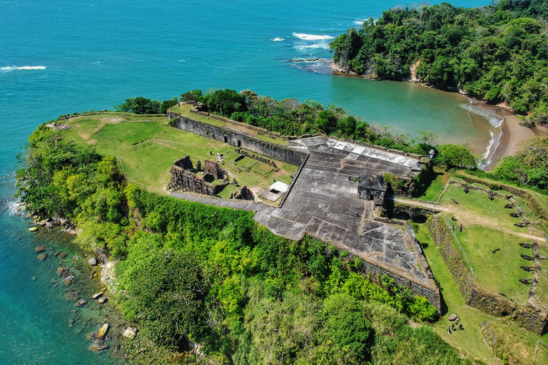 Panamakanalen Nya slussar, djungel och San Lorenzo Fort