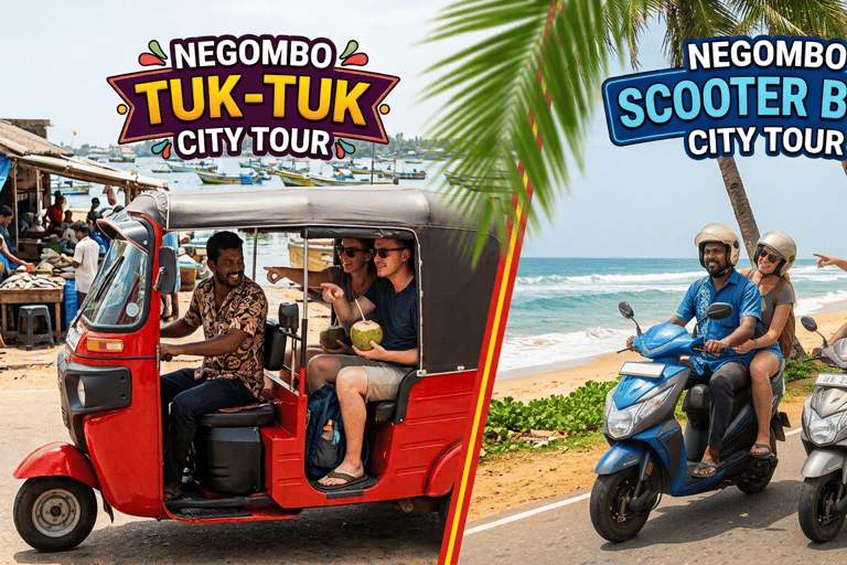 Negombo City Tour with Local Guide, Pickup & Ticket Included Negombo City Tour By Tuk-Tuk with Local Guide