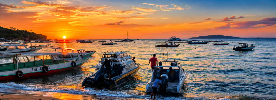 Transfer privato dall'aeroporto di Lombok a GIli Island