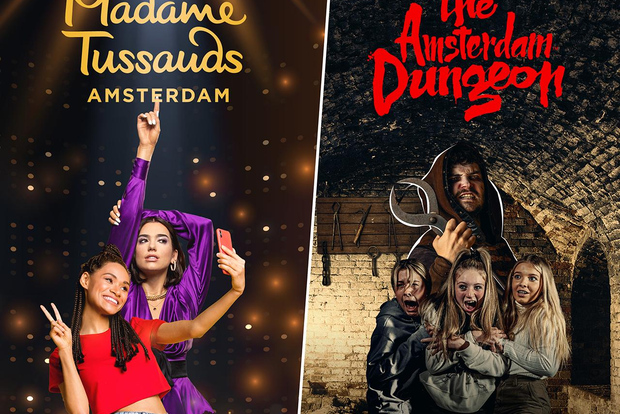 Amsterdam: Biglietto cumulativo Madame Tussauds e Amsterdam Dungeon