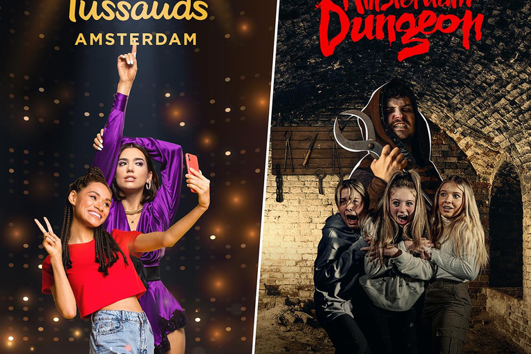 Amsterdam: Madame Tussauds &amp; Amsterdam Dungeon Combo Ticket