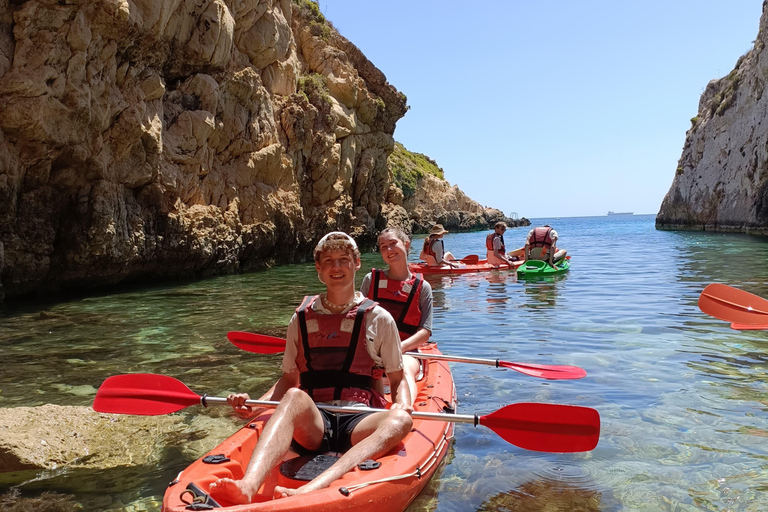Gozo: 1 Hour Kayak plus +Cave Tour + Drop off Blue Lagoon Gozo: 1 Hour Kayak + Cave Tour + Blue Lagoon Drop off