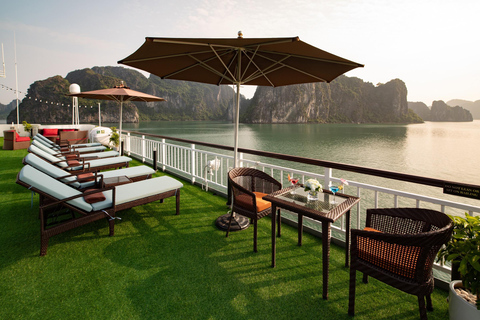 Hanoi: 2-daagse Halong-Lan Ha Bay BESTE VERKOOP 5* cruise balkon