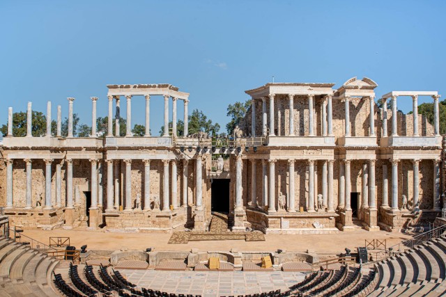 Visit Mérida Roman Theatre E-ticket with Audio Tour in Mérida, Spain
