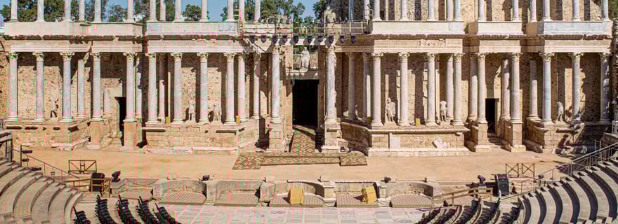 Mérida : Billet électronique pour le théâtre romain avec visite audio