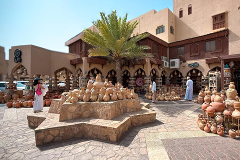 From Muscat: Nizwa & Jebel Akhdar Wonders Adventure Day Trip Nizwa, Birkat Al Mouz & Jebel Akhdar Sunset Experience