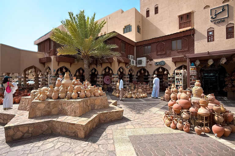 From Muscat: Nizwa & Jebel Akhdar Wonders Adventure Day Trip Nizwa, Birkat Al Mouz & Jebel Akhdar Sunset Experience