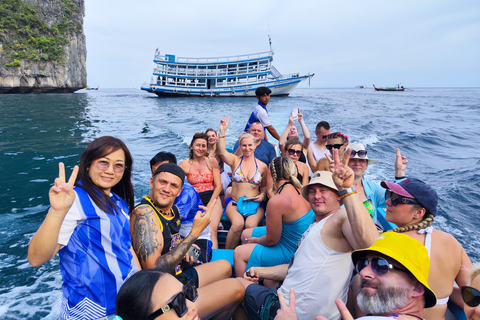 Phi Phi: Maya Bay Sleepaboard-tur med snorkling och solnedgång