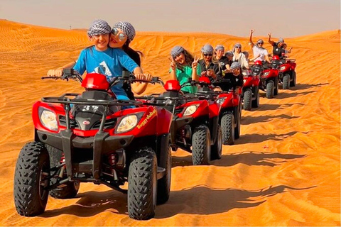 Abu Dhabi: Quad Bike ATV Safari, Camel Ride and Sandboarding