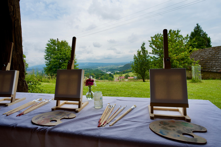 From Ljubljana: Wine Tasting Paired with Art Creation