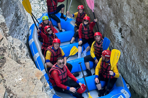 From Tirana: Osumi Canyons Rafting Day-Trip with Lunch
