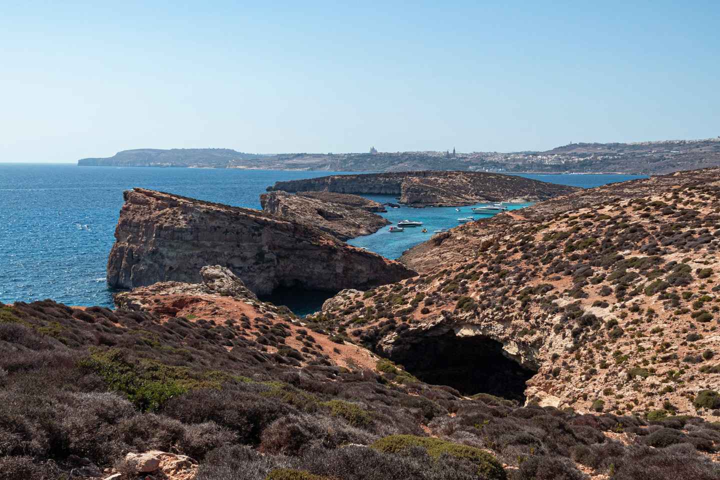 From Malta: 8-Hour Private Charter to Comino & Gozo