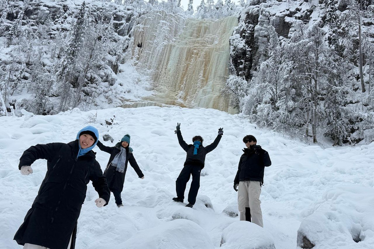 Rovaniemi to Ruka Roller Coaster & Korouoma Canyon Waterfall