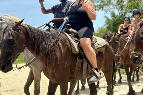 Aventura completa na República Dominicana: Zipline, quadriciclo, cavalgada e safári