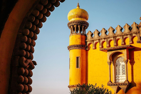 From Lisbon: Sintra Half-Day Tour with Pena Palace Tickets Small Group Tour with Pena Palace Tickets