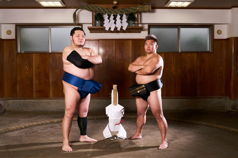 Tokyo: Sumo Show with Chanko Nabe and Mochi Making
