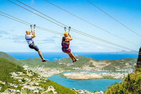 St. Maarten: Sky Explorer, Flying Dutchman & Schooner Ride Tour