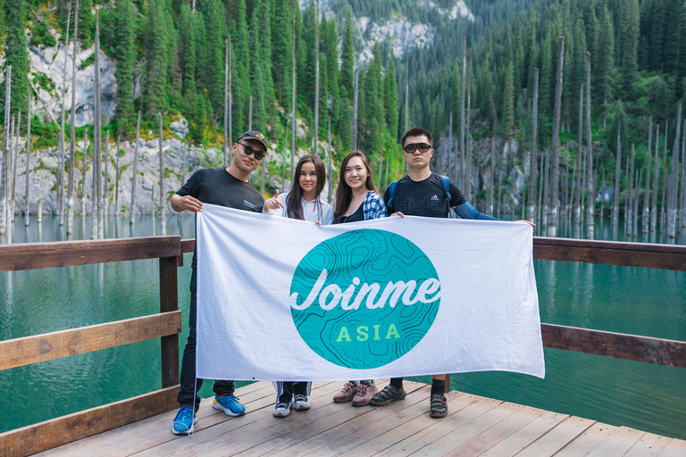 Almaty : Excursion de 2 jours aux lacs Kolsai-Kaindy et au canyon de CharynVisite nocturne de 2 jours avec départ en soirée et séjour de 2 nuits