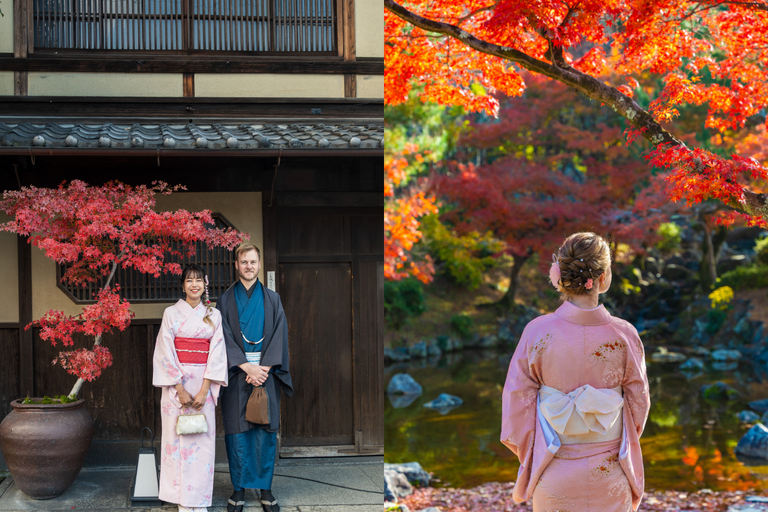 Kyoto: Private Kimono Photoshoot for Couples and Solo
