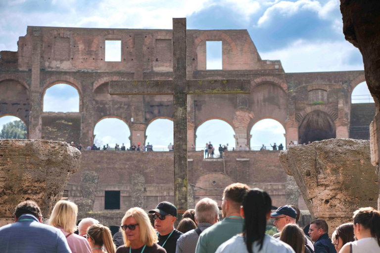 Rome: Colosseum, Roman Forum & Palatine Hill Tour Guided Tour in French