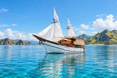 Labuan Bajo: 3-Day Komodo Sailing Luxury Boat with All Fees Deluxe Boat - Private Standar Room (2pax/room)