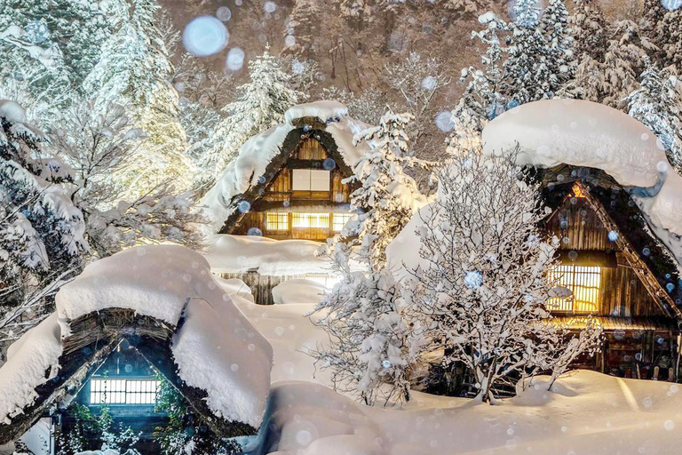 Nagoya : Shirakawa-go Magical Heritage & Takayama Day Tour Nagoya Limited: Shirakawa-go Light-Up and Takayama Day Tour