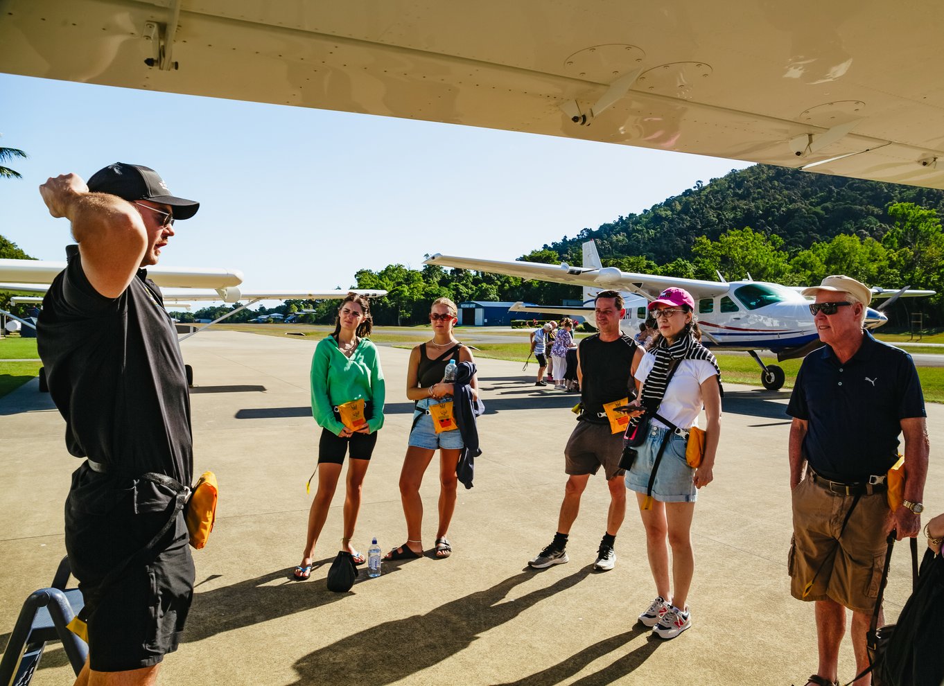 Fra Airlie Beach: Whitsundays Scenic Flight med afhentning