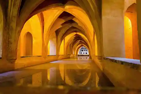Rundvisning i Alcazar i Sevilla