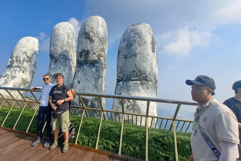 Puerto de Chan May/Puerto de Tien Sa a Puente Dorado y Colinas de BaNaExcursión Privada -Desde el Puerto de Tien Sa Sin Almuerzo