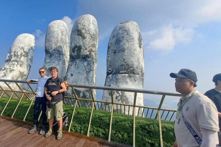 Puerto de Chan May/Puerto de Tien Sa a Puente Dorado y Colinas de BaNaExcursión Privada -Desde el Puerto de Tien Sa Sin Almuerzo