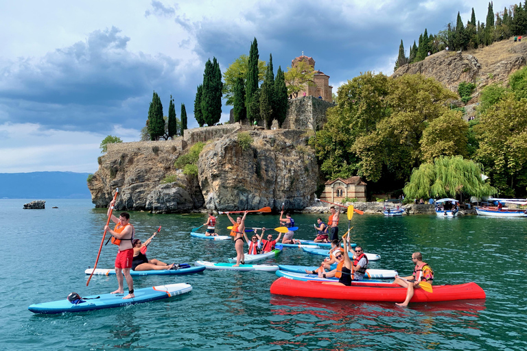 Ohrid: Stand Up Paddleboarding Tour with Landmarks &amp; Photos