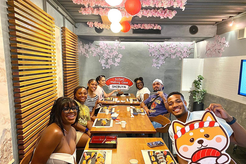 شيبويا طوكيو: دورة تحضير السوشي (نباتي/حلال)قائمة السوشي العادية (خالية من الغلوتين *تشمل الأسماك)