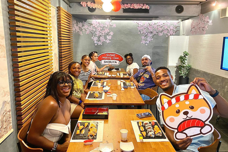 شيبويا طوكيو: دورة تحضير السوشي (نباتي/حلال)قائمة السوشي العادية (خالية من الغلوتين *تشمل الأسماك)