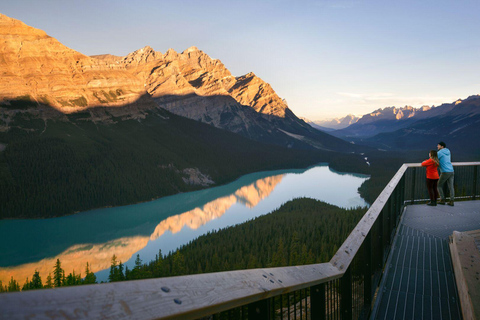 Jasper: Columbia Icefield Tour Skywalk, glaciär och sjöar