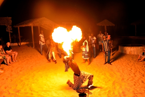 Boavista: Sunset Dinner with Afrikan Drums & Fire Package with 2 course meal included