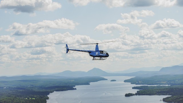 Visit Magog  Guided Helicopter Tour in Magog, Quebec, Canada